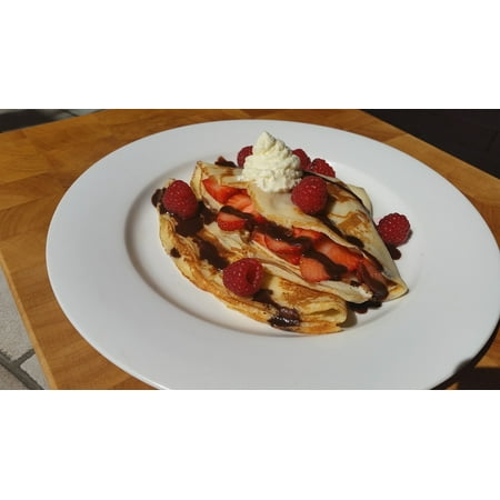 Sugar Whip - Framed Art for Your Wall Sugar Dessert Sweet Cream Whipped Crepe 10x13 Frame