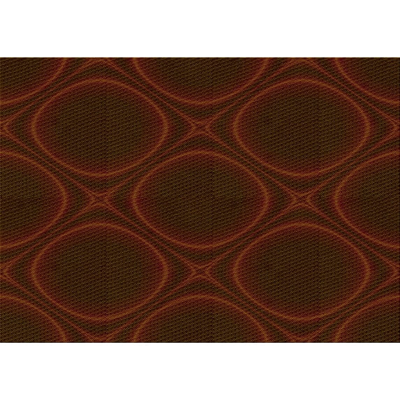 Ahgly Company Indoor Rectangle Patterned Blood Red Brown Area Rugs, 6' x 9'