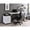 White, variant on Black & chrome finish | Suitable for home office | Provides 28" floor clearance and elegant look