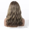 thumbnail image 4 of Peluca de cabello sintético ondulado para mujer, pelo largo, marrón, Rubio, Natural, fiesta diaria, Cosplay, parte media, fibra resistente al calor, 4 of 4