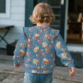thumbnail image 4 of DISNIMO Floral Printed Sweatshirt for Toddler Girl Long Sleeve T-Shirts Crewneck Pullover Tops Fall Winter Clothes 1-2 Years, 4 of 7