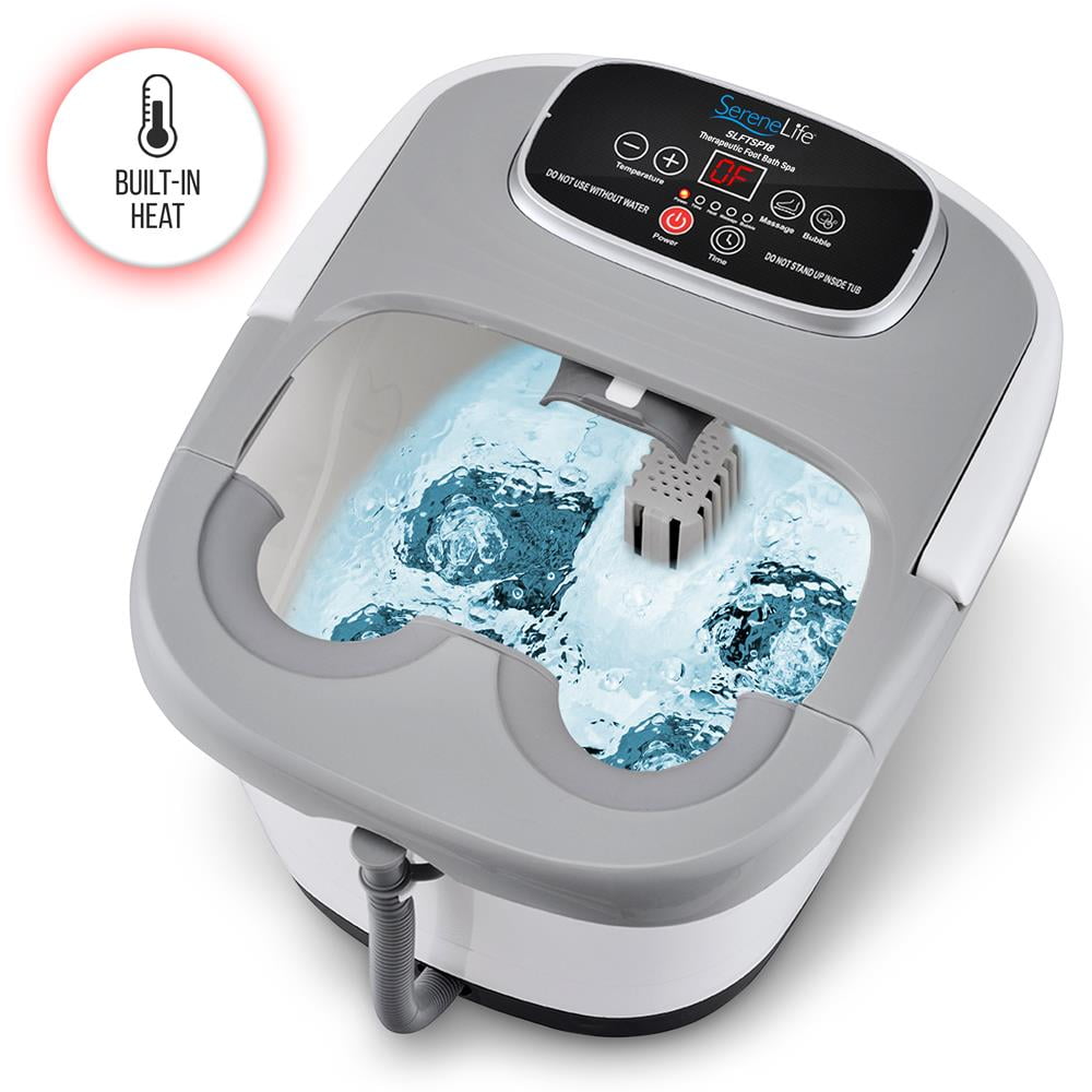 SereneLife SLFTSP18 Therapeutic Foot Massager Hydrotherapy Spa Foot