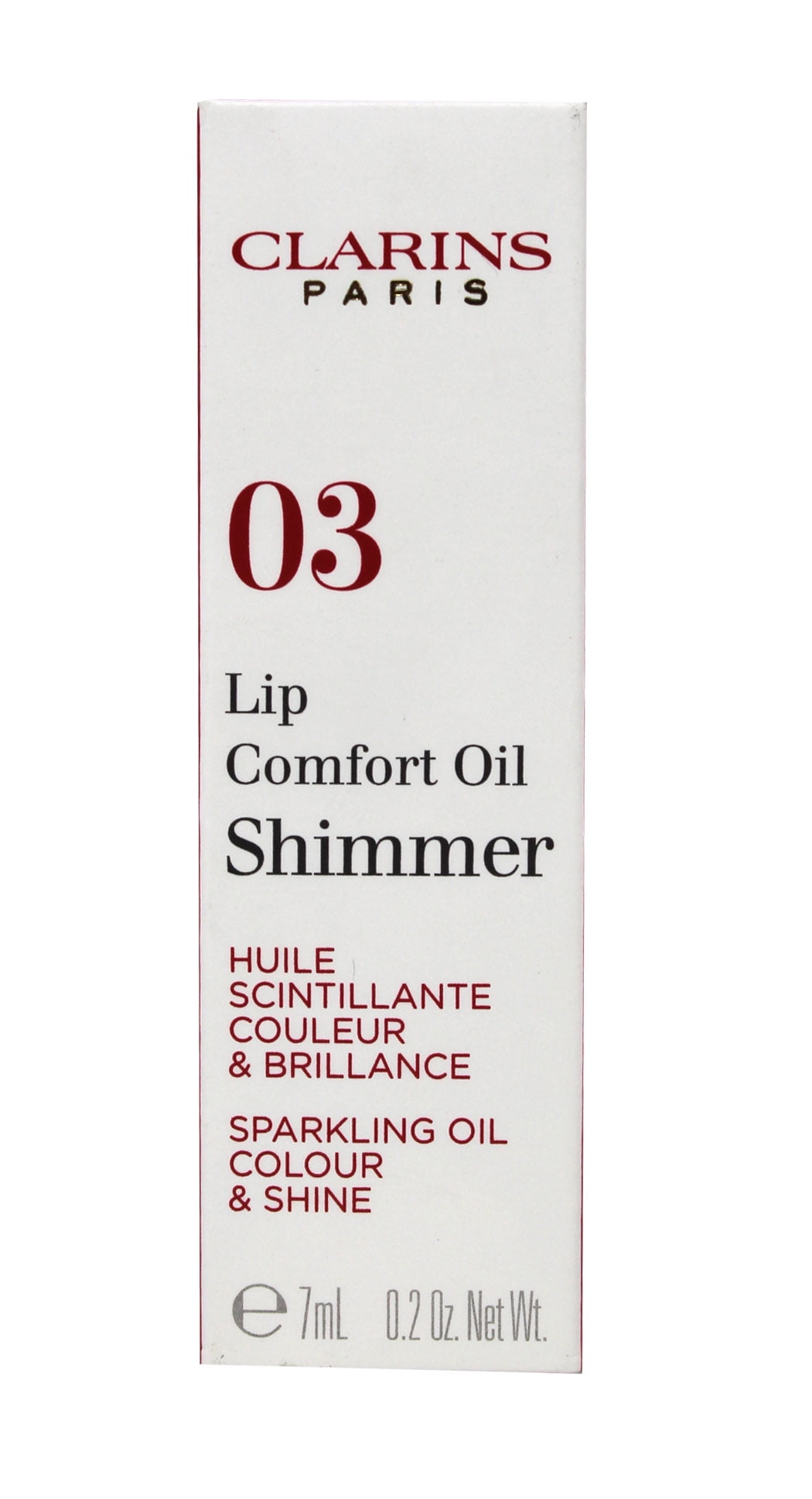 Clarins Lip Comfort Oil Shimmer 03 Funky Raspberry 0.2 Ounces