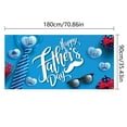 thumbnail image 3 of Father's Day Background Cloth 2021 New Party Decoration Banner Polyester Material Digital Printing Bright Colors High Quality 2 Pieces for Events Parties, 3 of 3