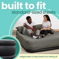 EZ Inflate 16 inch Luxury Inflatable Air Mattress With Built In Pump