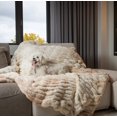 thumbnail image 3 of Luxe Signature Faux Fur Throw | 50"x60", 3 of 4