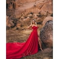 thumbnail image 6 of Unique Flying Dresses Photoshoot Dress | Flowy Dress | Satin Dress | Long Flying Dress | Flying Dress for Photoshoot| Long Train Dress |Women's Handmade Flying Dresses, 6 of 6