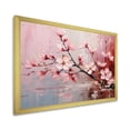 thumbnail image 2 of Designart "Cherry Tree Bloom in White and Pink IV" Floral Framed Wall Art Decor - Traditional Pink Cherry Entryway Framed Wall Art, 2 of 6