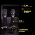 thumbnail image 4 of Sistema de micrófono vocal inalámbrico SKP Pro Audio UHF-300D, 4 of 7