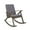 Gray, variant on GDF Studio Ridgewood Outdoor Acacia Wood Rocking Chair with Cushion, Gray
