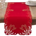 thumbnail image 1 of Saro Lifestyle 412.R15108B 15 x 108 in. Embroidered Cupid Design Table Runner, Red, 1 of 1