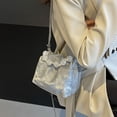 thumbnail image 2 of Bolso bandolera de mujer con cadena de cuentas de PU de moda de gran venta 2024 Nueva tendencia informal Bolso de hombro versátil para mujer, 2 of 5