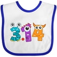 thumbnail image 3 of Inktastic Monsters Like Pi- Pi Day Numbers Boys or Girls Baby Bib, 3 of 4