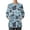 Blue Duck Camo Print, variant on Binienty Santa Claus Nurse Jacket For Women Scrub Crew Neck Button Front Soft Breathable Fabric 4-Way Stretch Ideal for Hospital Work Xmas Nurse Suitable for Christmas Medical Workwear