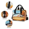 thumbnail image 5 of 10L Tote Insulated Reusable Lunch Bag With Adjustable Strap Tree and Leaves Falling, 5 of 6