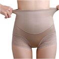 thumbnail image 2 of Elainilye Fashion Shapewear Bodysuit High Waist Butt Lifting Panties Anti-Glazing Body Shaper Pants Corset Bodysuit,Brown, 2 of 7