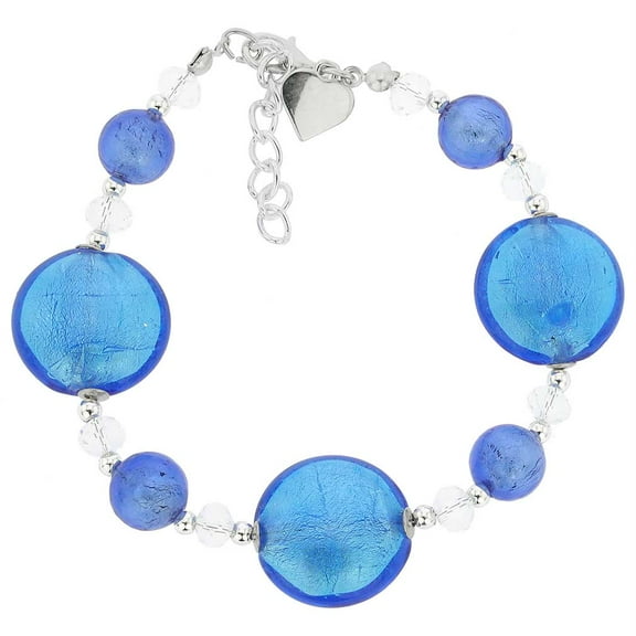 GlassOfVenice Murano Glass Oceano Bracelet - Blue
