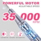 thumbnail image 2 of Lima eléctrica para uñas MEKK de 35000 RPM con 12 puntas, inalámbrica, 2 of 6