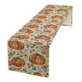 thumbnail image 1 of SIfdSeng Chemin de Table Imprimé Citrouille et Feuille d'Érable d'Automne pour Table à Manger et Meuble Tv Café, 1 of 8