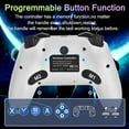 thumbnail image 6 of Switch Controller,Wireless Pro Controller with 1000mAh Battery/9 Colors RGB Light/Programmable/Dual Vibration/Gyro Sensor/Turbo/Wake-up Function,Game Controller for Switch/Lite/OLED/PC, 6 of 6