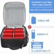 thumbnail image 3 of (Black) Insulated Lunch Bag, Leakproof Portable Lunch Box for Women Men Boys Girls, Large Capacity Cooler Bag with Handle and Bottle Pocket for Office, 3 of 5