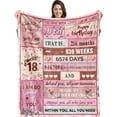thumbnail image 1 of LHSHID 18 Year Old Girl Birthday Creative Blanket Gift 40x50in, 1 of 9
