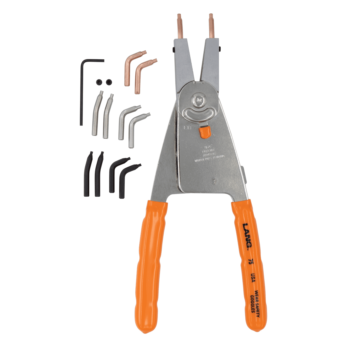 Lang Tools (Kastar) 1465 - 3-PC. Quick Switch Retaining Ring Pliers Set