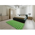 thumbnail image 5 of Ahgly Company Machine Washable Indoor Rectangle Transitional Green Area Rugs, 3' x 5', 5 of 7