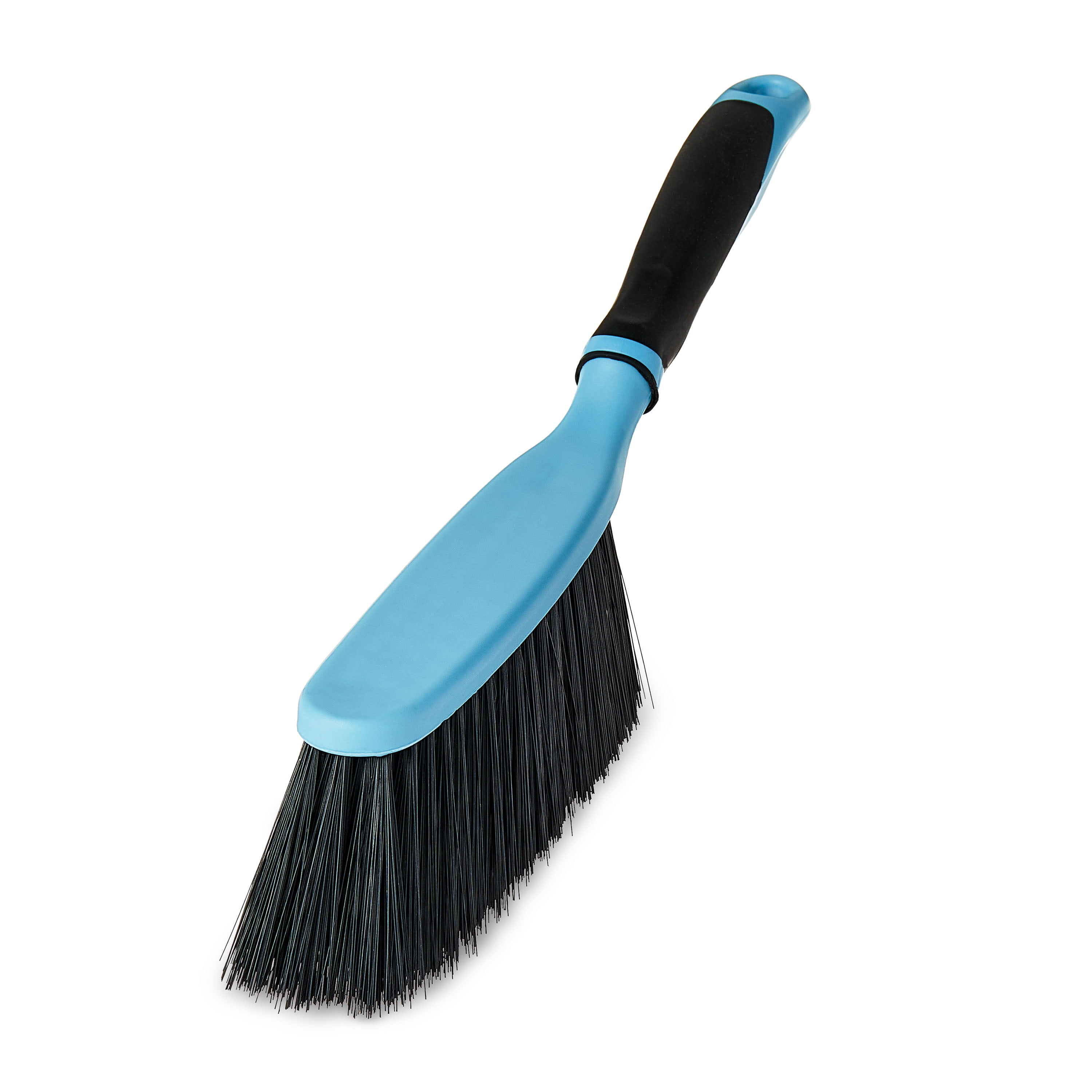 Great Value Plastic Dust Broom & Pan, Blue