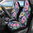 thumbnail image 2 of Uorisanigo Tropical Hibiscus Waterproof Car Seat Cover Universal Front Car Seats Easy to Install Breathable Front Seat Cover Universal for Auto Truck Van SUV 2 Pcs, 2 of 7