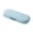 Blue, variant on VKLU 8.6" Clear Plastic Pencil Box with Pink Snap Latch, Large Capacity Stackable Organizer Case for Desk & Classroom