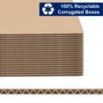 thumbnail image 5 of Tcbosik 16"x12"x8" Corrugated Cardboard Shipping Boxes Set of 50, Recyclable Storage Box, Mailing, Packing & Moving for Business/Home, Brown, 5 of 9