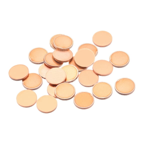 Uxcell Stamping Blank Copper Round DIY Tags, 13mm/0.5" for Craft Decoration, Pack of 24
