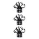 thumbnail image 5 of Accesorio de cinta con cable de Navidad Advancent decoración de arpillera a cuadros negro Blanco 15m, 5 of 6
