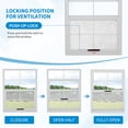 thumbnail image 4 of Gaderth Upgraded Shed Windows 2 Pack, Small Windows With Tempered Glass And  Mesh Screen For Shed, Chicken Coop, Playhouse, Household, Garage, 4 of 5
