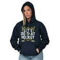 thumbnail image 4 of Let's Do That Hockey Sports Unisex Plus Size Hoodie Brisco Brands 2X, 4 of 6