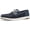 Navy, variant on Men's Luca Moccasin Toe Boat Oxford Lightweight Comfortable Nautical Lace-Up Shoe, Navy, 9 w