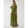thumbnail image 7 of Printed Long Sleeve Viscose Maxi Dress, 7 of 7