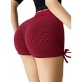 thumbnail image 4 of Sports Booty Shorts for Women High Waisted Bubble Textured Scrunch Butt Lifting Gym Workout Hot Pants, 4 of 5