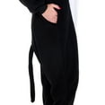thumbnail image 6 of Cat One Piece - Plush Adult Animal Costume Jumpsuit by FUNZIEZ! (Black, Medium), 6 of 7