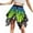 A-Light Green688, variant on Women Skirts Butterfly Rainbow Tutu Carnival Skirts High Waisted Trendy High Elastic Waist Casual Carnival Skirts