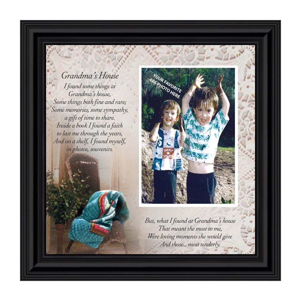 Grandmas House, Grandparent's Day Gift, Personalized Picture Frame from
