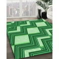 thumbnail image 2 of Ahgly Company Indoor Square Patterned Green Area Rugs, 5' Square, 2 of 6