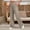 Khaki, variant on Women Cotton Linen Pants Gauze High Waisted Straight Leg Trousers - Breathable Women Wide Leg Elastic Waist Business Pants - 2026 Trendy Spring Summer Beach Casual Vacation Pant Beige L