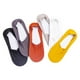 thumbnail image 5 of Granjero Gordo Calcetines invisibles para hombre, antideslizantes, informales, de corte bajo, paquete de 6, color blanco, 5 of 5
