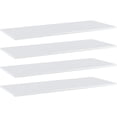 thumbnail image 2 of Set of 4 High Gloss White 39.4x15.7x0.6 inch Engineered Wood Replacement Bookshelf Panels, 2 of 5