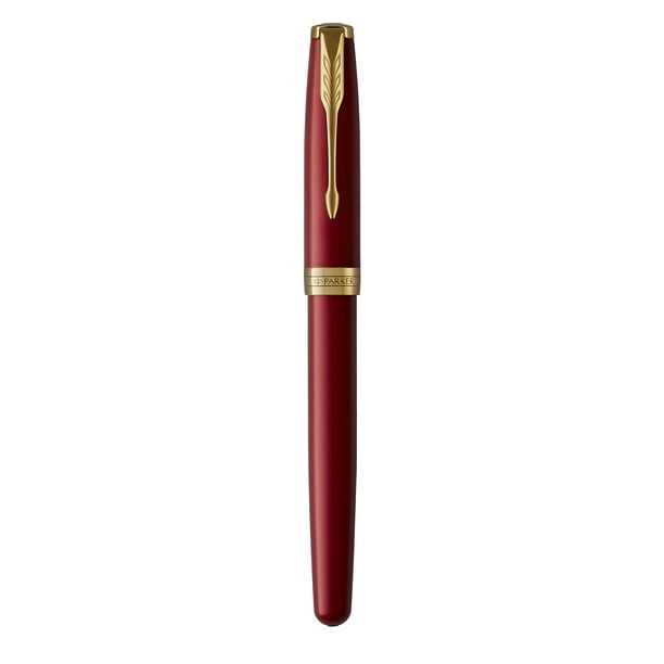 PARKER Sonnet Fountain Pen, Red Gold Trim, Medium (1931474) - Walmart.com