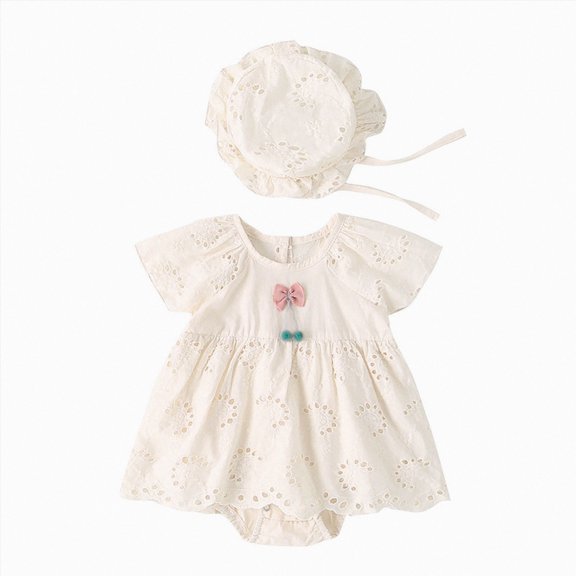 Baby Onesies Girl Girls Crawling Clothes Soft Hollow Baby Crawling Clothes