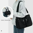 thumbnail image 6 of Tote Bag for Women Canvas Tote Bags Handbags for Women Crossbody Bag with Multiple Pockets, 6 of 7