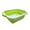 Green, variant on Joyfeel Large Collapsible Cutting Board Grill Caddy Tub 2-in-1 Kitchen Prep Station with Colander Lid Space-Saving Veggie Washing Basket for BBQ Picnic